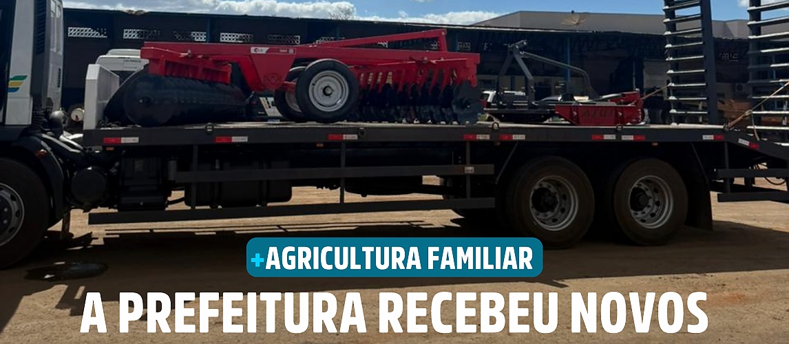 Imagem - Campo Novo do Parecis recebe caminhão 4x4 e novos equipamentos para fortalecer a agricultura familiar